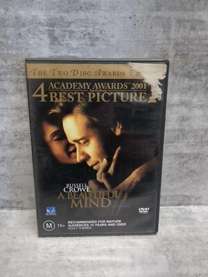 A Beautiful Mind (DVD, 2001) Region 2,4 - Image 1 of 2
