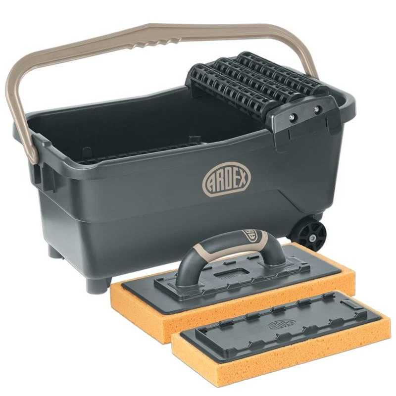 ARDEX Waschset Pro - Wascheimer mit Bodengitter + 2x Waschschwämme Fliesenleger - Bild 1 von 1