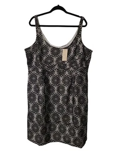 Inluv Dress 3X Plus Size Black White Women's Lined NWT - Picture 1 of 6