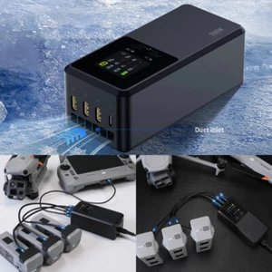 For DJI Matrice 4 Series Drone Battery Fast Charging Station Three Way Charger - Picture 1 of 20