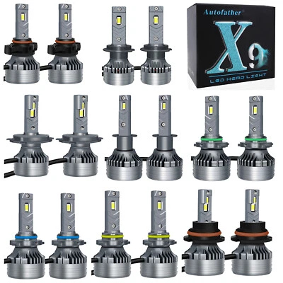 Car HB4 HB3 HB2 9007 H11 H4 9005 9006 H7 5202 H13 9012 LED Headlight Fog Lamps - Image 1 of 4