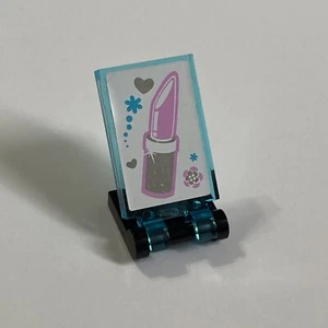 Lego Friends Schmetterling Schönheitssalon 3187 Lippenstift Schild Stück City Werbung - Bild 1 von 3