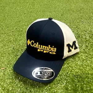 Michigan Wolverines Youth Hat Columbia PFG Mesh Snapback One Size XY0951 - Picture 1 of 5