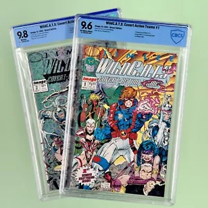 (Lot of 2) WildCATS #1 (CBCS 9.6) & WildCATS #2 (CBCS 9.8) Image 1992, Jim Lee - Picture 1 of 8