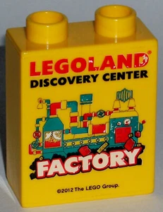 Fehldruck LEGO LEGOLAND Sammelstein FACTORY 2012 DISCOVERY CENTER misprint #04 - Bild 1 von 2