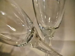 PAAR USA 1135 SEKTFLÖTE TRINKGLÄSER 8" GÜNSTIG ABER ELEGANT PAAR - Bild 1 von 7