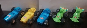 Plastic Vintage Racecare Buggy LOT OF 5 - Picture 1 of 5