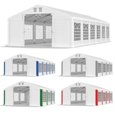 PARTYZELT 4x6 - 8x12 PVC Pavillon Gartenzelt Gartenzelt Eventzelt NEU PVC W - Bild 1 von 4