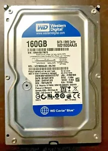 Western Digital 160GB 3.5" Internal SATA Hard Drive WD1600AAJS 7200RPM - Picture 1 of 3