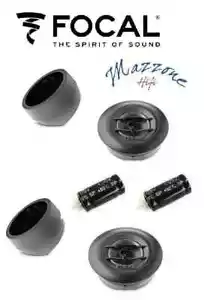 FOCAL COPPIA TWEETER A CUPOLA ROVESCIATA + CONDENSATORI DAL KIT ASE-165 AUTO - Foto 1 di 5