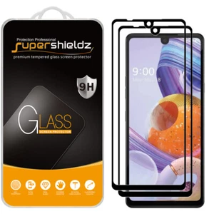 2x Supershieldz Full Cover Tempered Glass Screen Protector for LG Stylo 6 - Photo 1 sur 5