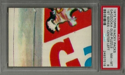 1973 Topps Wacky Packages Gadzooka Puzzle Center Left 1st Ser. PSA 8 NM-MT Card - Image 1 of 4