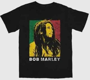 T-shirt girocollo manica corta uomo Reggae Bob Marley grafica nuova - Foto 1 di 1