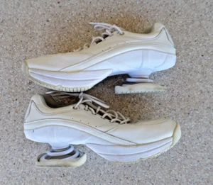 Zapatos cómodos para caminar Z-Coil Freedom de cuero blanco para aliviar el dolor de primavera. Hombre 12 - Imagen 1 de 7