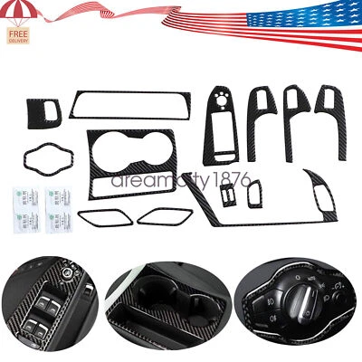 Juego de 13x Juego de cubierta interior completo de fibra de carbono para Audi A4 Trendy Sedan 2011 Foto 1 de 4