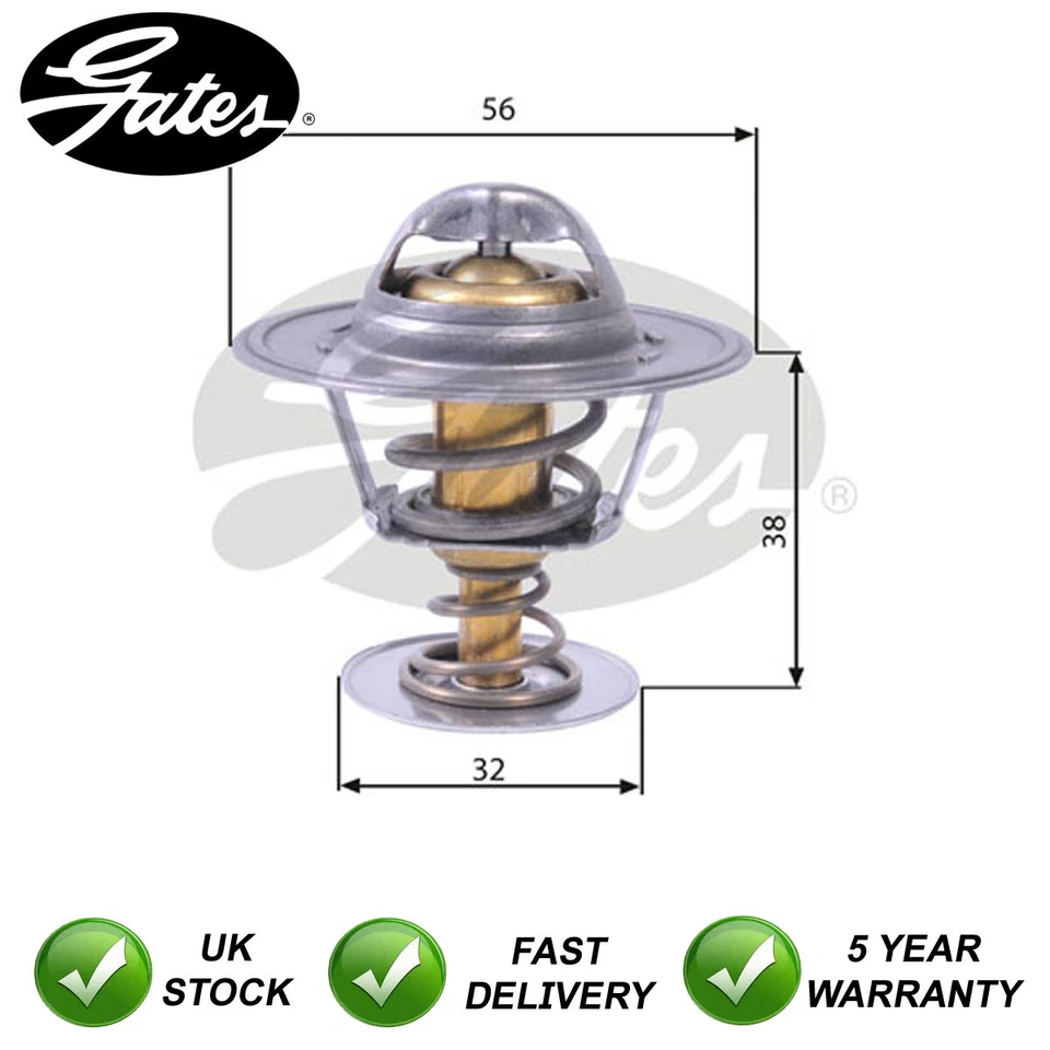 Puertas refrigerante del termostato se adapta a Fiat 128 1969-1984 127 1977-1986 Fiorino 1980-1998 Foto 1 de 1