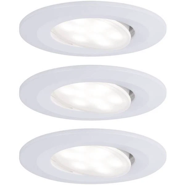 2104666 lampada a led da incasso per bagno kit 3 19.5 w paulmann 99931 calla - Immagine 1 di 1