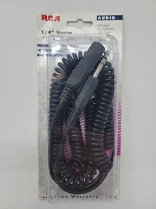 RCA AH80 - 20ft 1/4" Stereo Headphone Extension Cable AH80 - New in Box - Picture 1 of 8