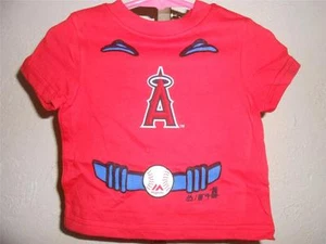 NEW Los Angeles Anaheim Angels INFANT 0/3 Months Red Shirt 35QQ - Picture 1 of 1