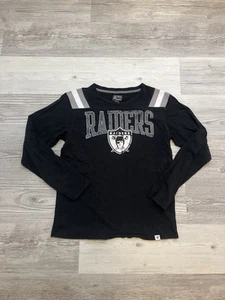 Raiders Long Sleeve Y2K Shirt Fanatics T-Shirt NFL Sz Medium - Picture 1 of 3