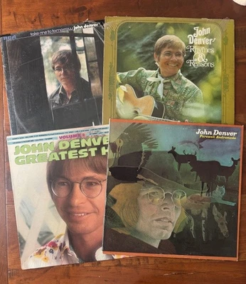 JOHN DENVER - Vinyl LP Lot (4) - Greatest Hits + Farewell + Rhyme +Take Tomorrow - Image 1 of 2