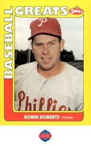 1991 Swell Baseball Greats #77 Robin Roberts - Picture 1 of 2
