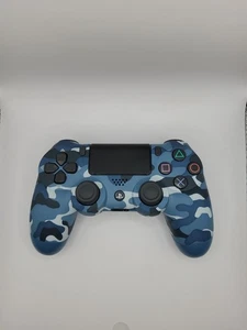 Controlador Inalámbrico Sony DualShock 4 - Azul Camuflaje PROBADO STICK DRIFT - Imagen 1 de 2