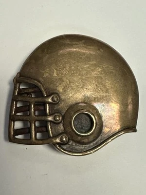 Vintage James Avery Football Helmet Bronze Belt Buckle *RARE* - Image 1 of 3