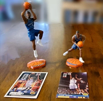 NBA Super Stars Figures Juwan Howard From Wizards Court Collection Lot Of 2  - Image 1 of 4