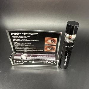 2X MAC Mini Stack Mascara Infinite Build Volume Black 0.27 oz / 8ml New 382 - Picture 1 of 3
