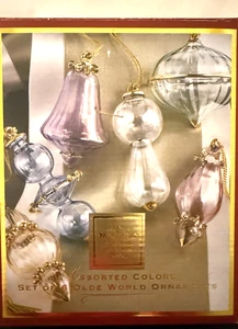 Lenox Olde World Christmas Crystal Ornaments  Assorted Colors New - Picture 1 of 3