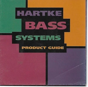 Brochure - Hartke - Bass Systems Product Guide - 1996 (MU52) - Picture 1 of 1