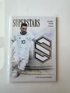 2020 Futera Unique Superstars Game Used Memorabilia 33/34 Lionel Messi Argentina - Picture 1 of 2