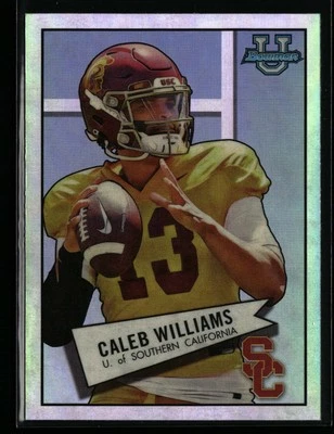 Caleb Williams 2022 Bowman University Chrome #52BF-4 1952 Bowman USC Trojans - Image 1 of 2