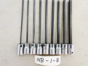 Lot of 9- Mac Tools XDL, X DL Hex Drive Socket Drivers - Picture 1 of 6
