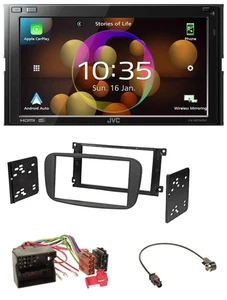 JVC DAB MP3 2DIN Bluetooth USB Autoradio für Ford Focus C-Max Galaxy ab 2007 sch - Bild 1 von 10