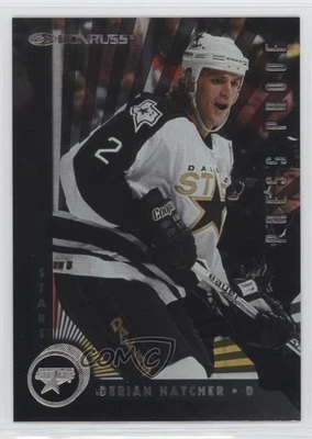 1997-98 Donruss Silver Press Proof /2000 Derian Hatcher #168 - Image 1 of 2