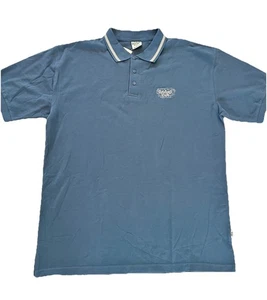 NWT Rainforest Cafe Polo Shirt Mens XL Embroidered Logo Blue Souvenir - Picture 1 of 9