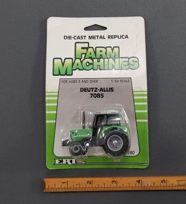 VTG ERTL 1/64 DEUTZ ALLIS 7085 TRACTOR W/CAB DIECAST METAL IOP - Image 1 of 4
