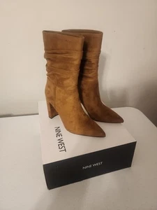 NEW Nine West Denner 2 Dark Natural Boots Size 8.5M - Picture 1 of 6