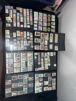 Vintage Worldwide Stamp Lot 400+ Postage  - Image 1 of 4