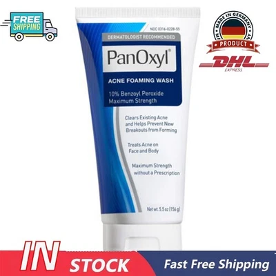 PanOxyl, Akne Schaumwäsche, Benzoylperoxid 10% maximale Festigkeit, 5,5 Unzen