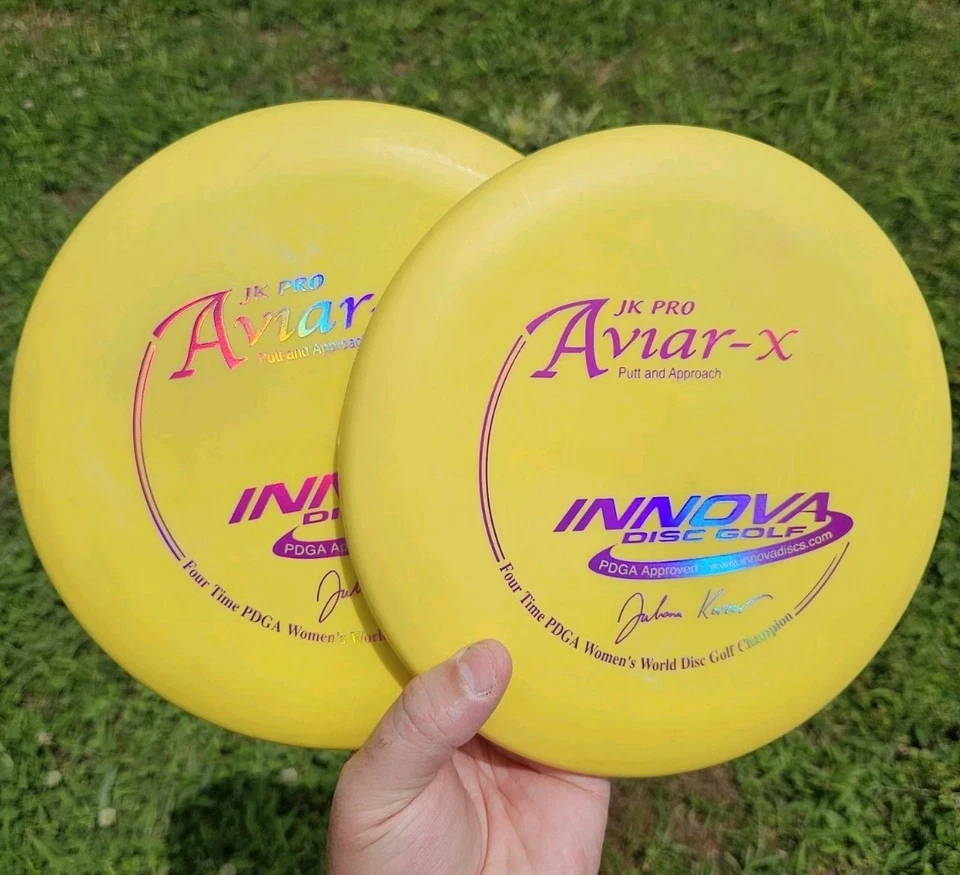 Rare! New Pair of Innova 4x JK Pro Aviar-X - 175 Grams, PFN, 2-Ring San Marino! - Image 1 of 4