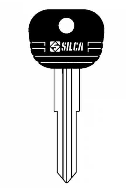 Classic Car key - Land Rover, Rover (Silca NE38 DP) - Uncut Key Blank - Image 1 of 1