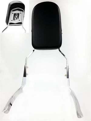 Flame Motorcycle Backrest Sissy Bar Leather Pad for HONDA Shadow Aero 1100 - Image 1 of 3