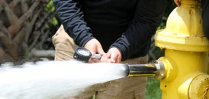 2-1/2" NST Inspector’s Hydrant Flow Smooth Bore Nozzle and Stream Glätteisen - Bild 1 von 3