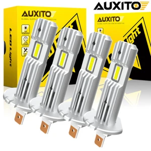 AUXITO 4x H1 Super Bright LED Headlight Fog Driving DRL Bulbs Kit 6500K White - Picture 1 of 20