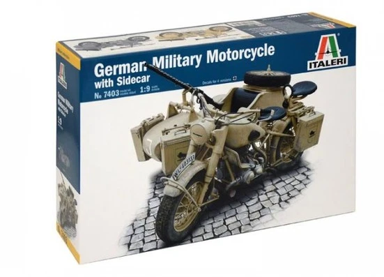 Italeri - 1/9 BMW R75 German Military Motor