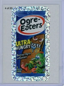 Wacky Packages ANS 7 OGRE-EATERS Wack-O-Mercials SILVER FLASH FOIL Parallel #4 - Picture 1 of 1