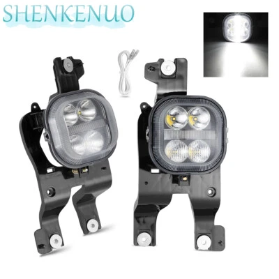 For Ford F250 F350 F450 2008-2010 Front LED Fog Lights DRL Bumper Driving Lights Foto 1 de 4